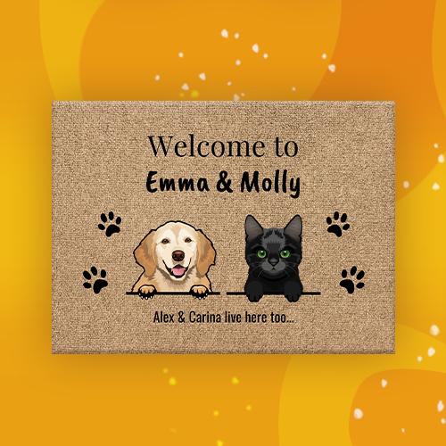 Doormats Pet Printed EU