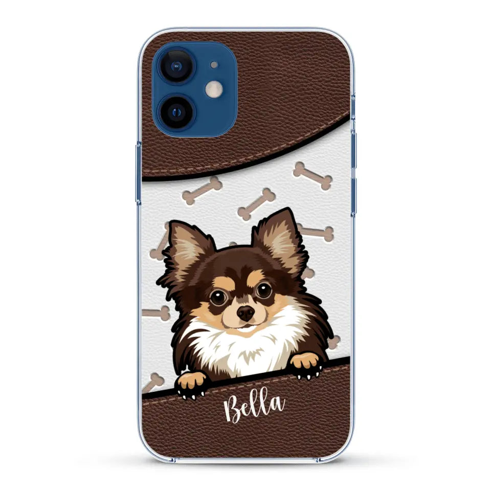 Pet leather look - Personalised phone case