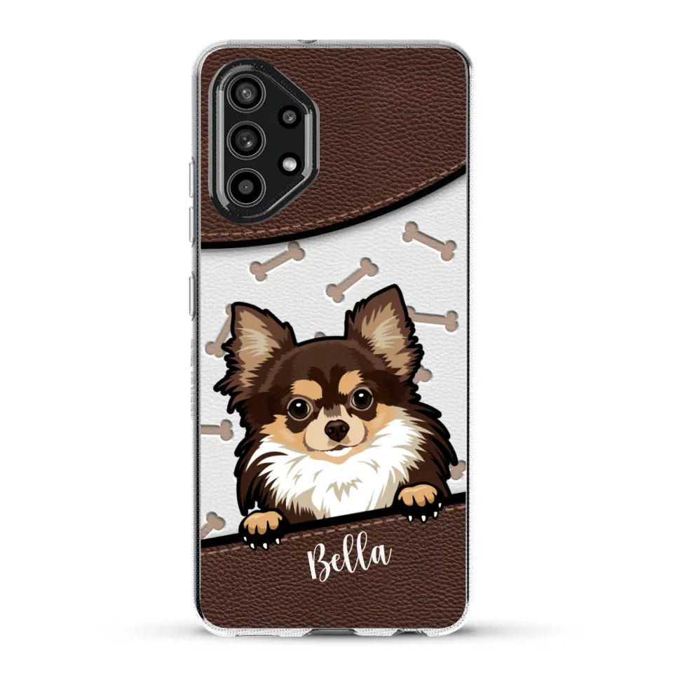 Pet leather look - Personalised phone case
