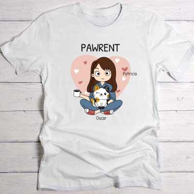 Pet parent - Personalised T-Shirt (Comic Style) - Featured Image