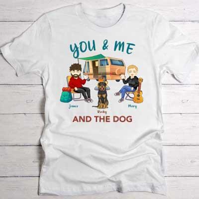 You, me & the pets - Personalised T-Shirt