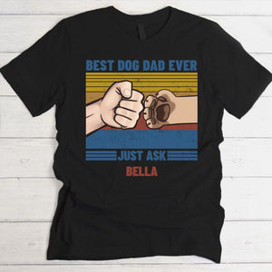 Best dog dad ever - Personalised T-Shirt - Featured Image