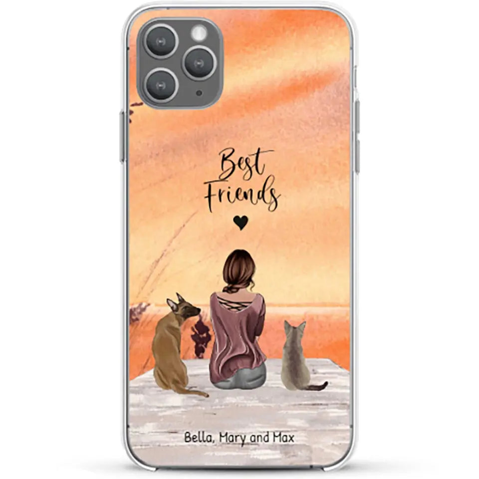 Together with my pet - Personalised Phone Case