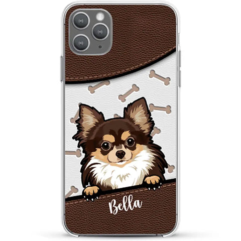 Pet leather look - Personalised Phone Case - Featured Image