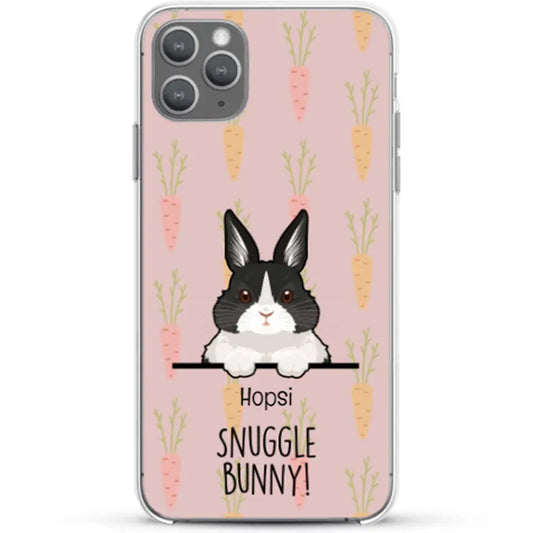 Snuggle bunny - Personalised Phone Case