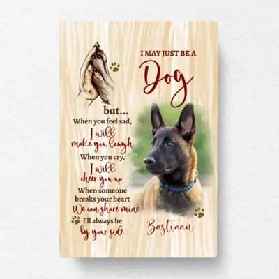 Faithful companion - Personalised canvas - Featured Image