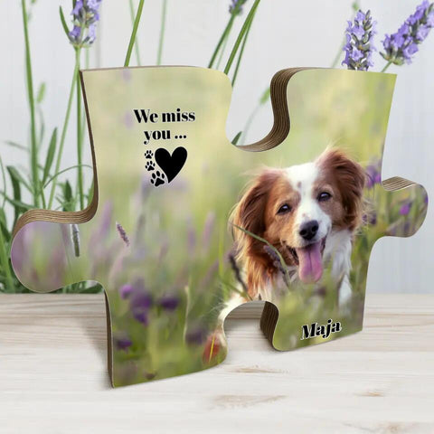 We miss you - Personalised Puzzle Piece - Featured Image