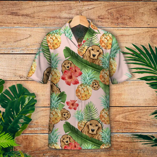 Tropical dogs - Personalised hawaiian shirt