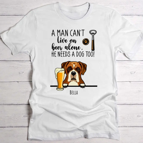 Beer & Woof - Personalised T-Shirt - Featured Image