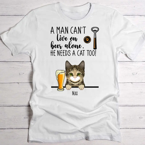 Beer & Meow - Personalised T-Shirt - Featured Image