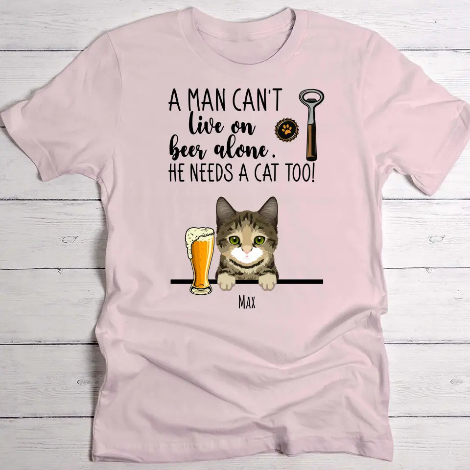 Beer & Meow - Personalised t-shirt