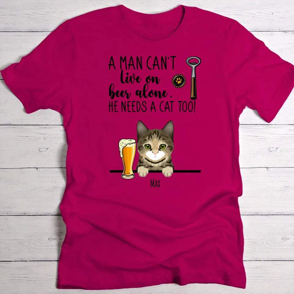 Beer & Meow - Personalised t-shirt