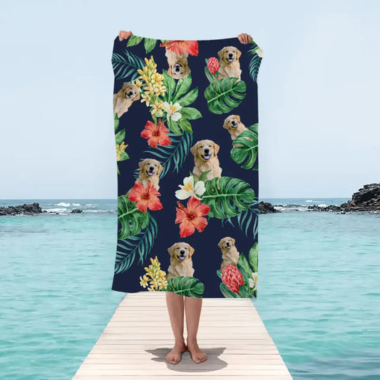 Your photo - Personalised Beach Towel