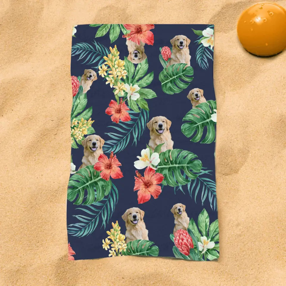 Your photo - Personalised Beach Towel