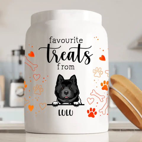 Favourite treats - Personalised treat jar - Featured Image