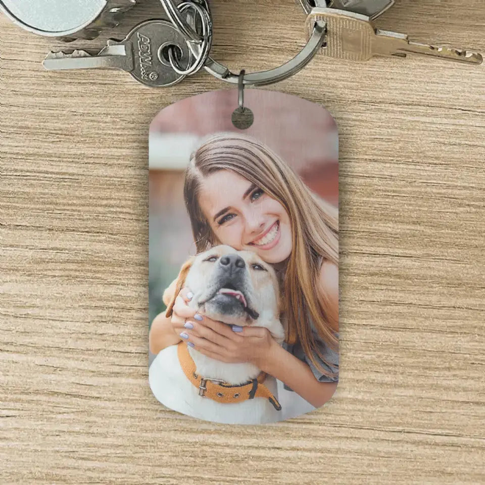Dream Team - Personalised dog tag keychain