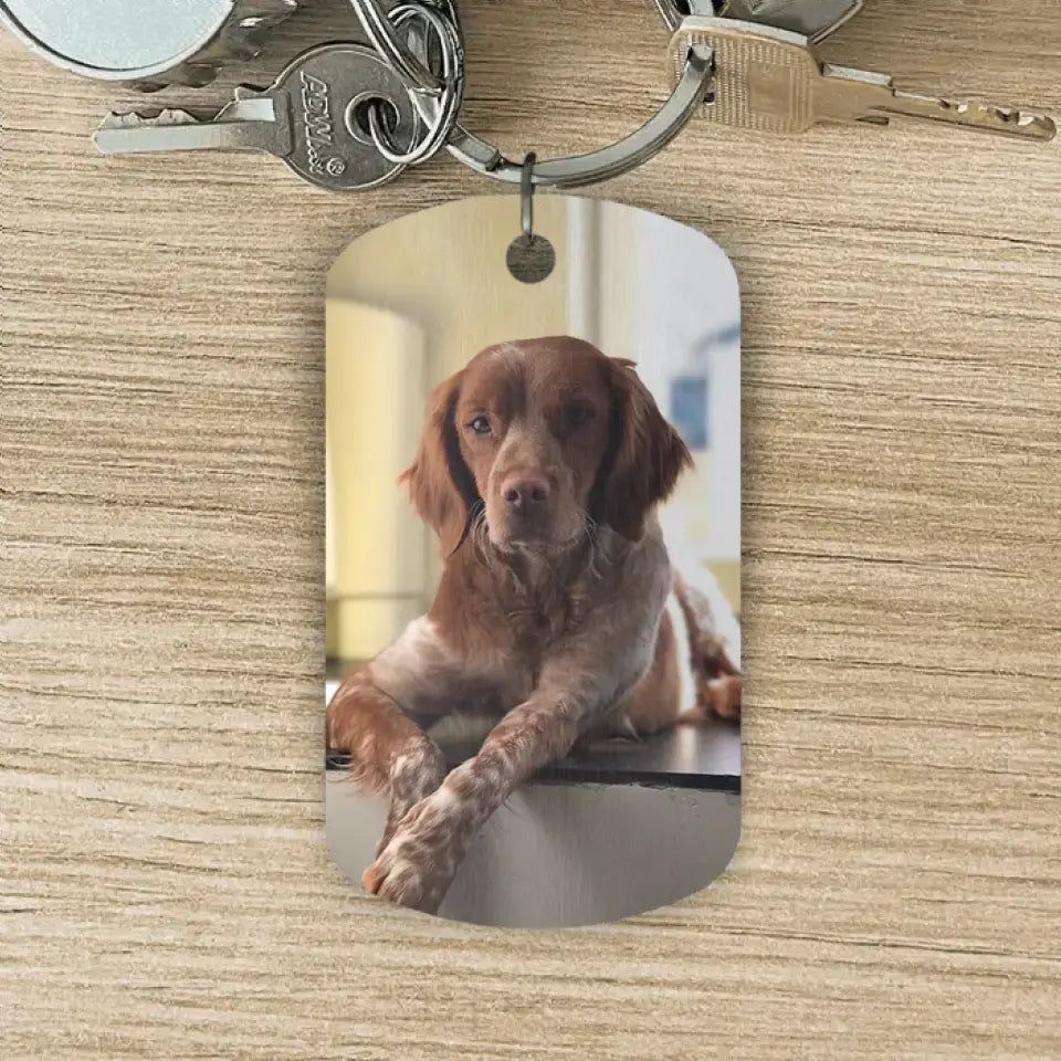 Home - Personalised dog tag keychain