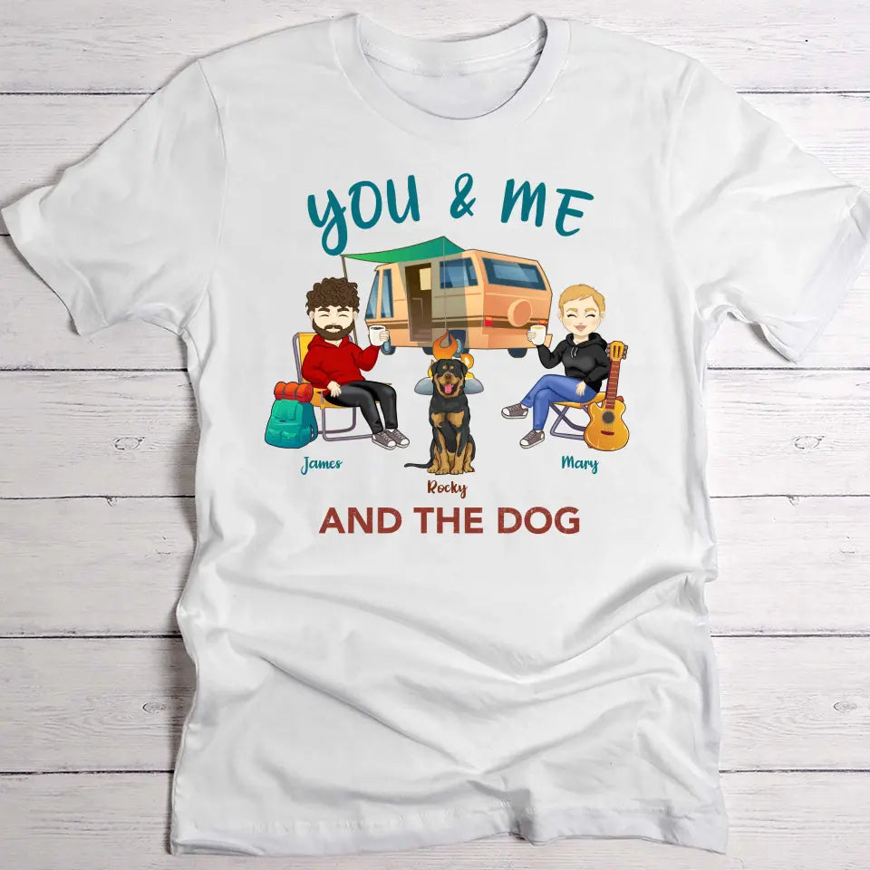 You, me & the pets - Personalised T-Shirt