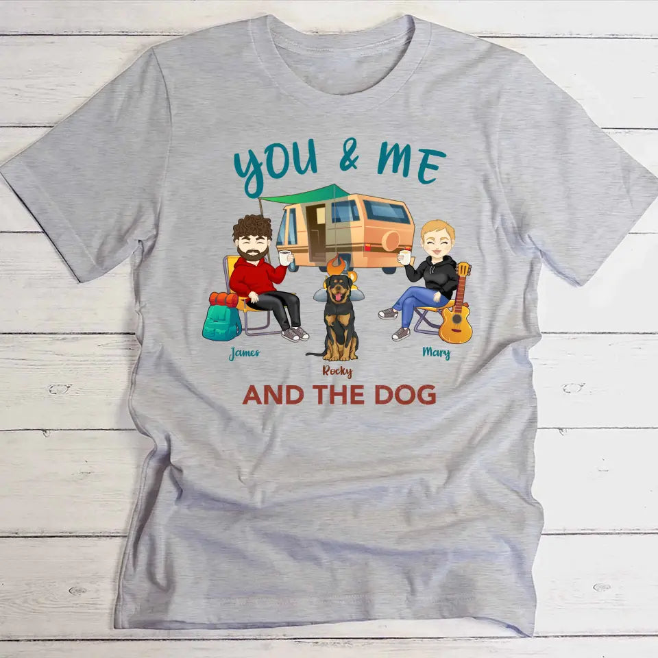 You, me & the pets - Personalised T-Shirt