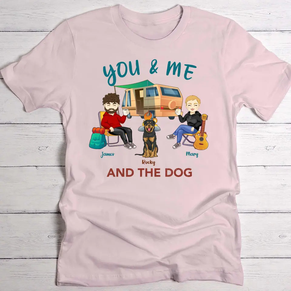 You, me & the pets - Personalised T-Shirt