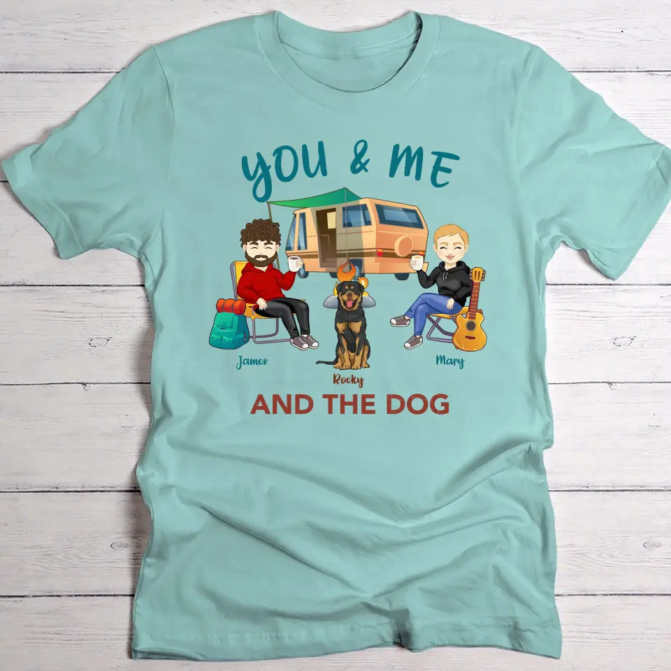 You, me & the pets - Personalised T-Shirt