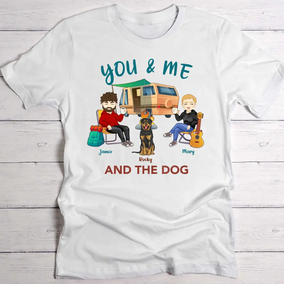 You, me & the pets - Personalised t-shirt