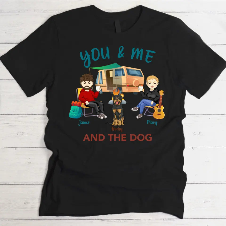 You, me & the pets - Personalised T-Shirt