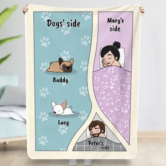 Room for the dogs - Personalised blanket