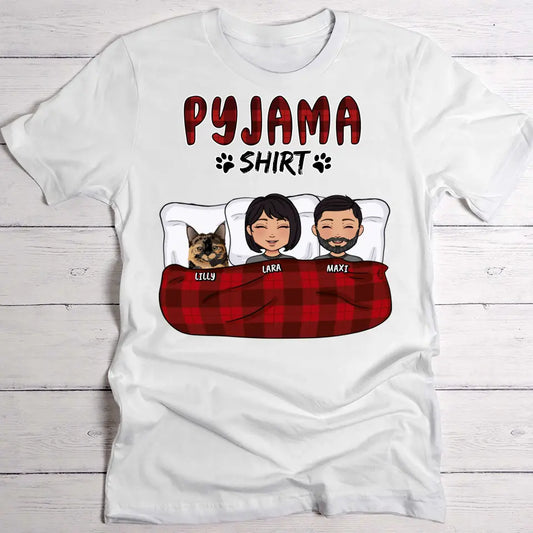 My pyjama shirt (couple) - Personalised T-Shirt