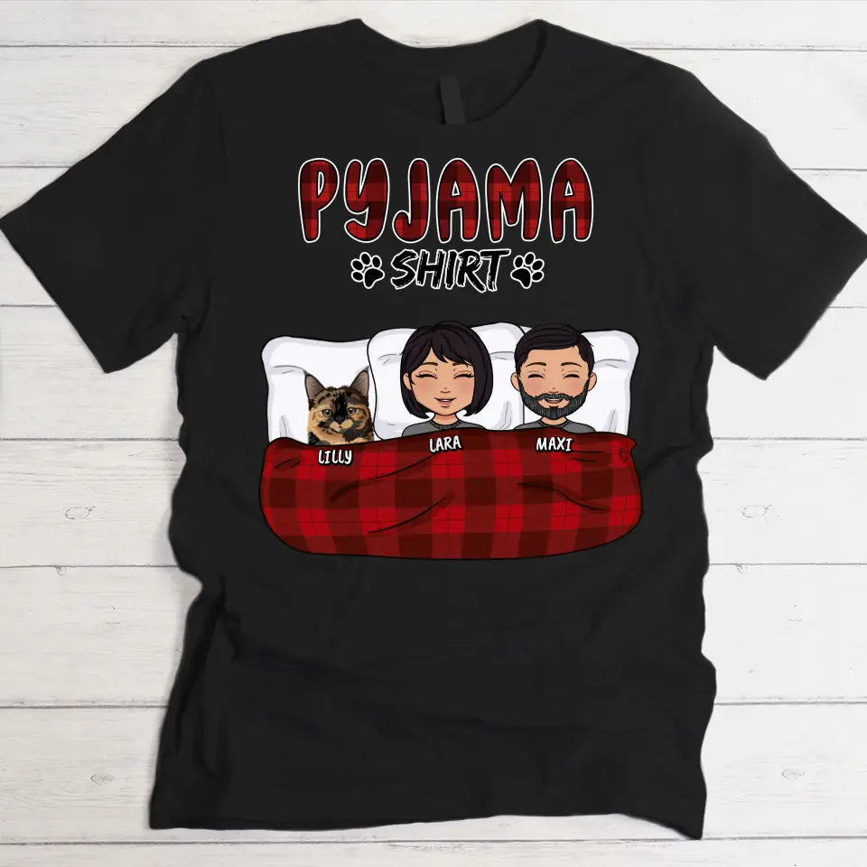 My pyjama shirt (couple) - Personalised t-shirt