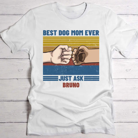 Best Pet Parent ever - Personalised T-Shirt - Featured Image