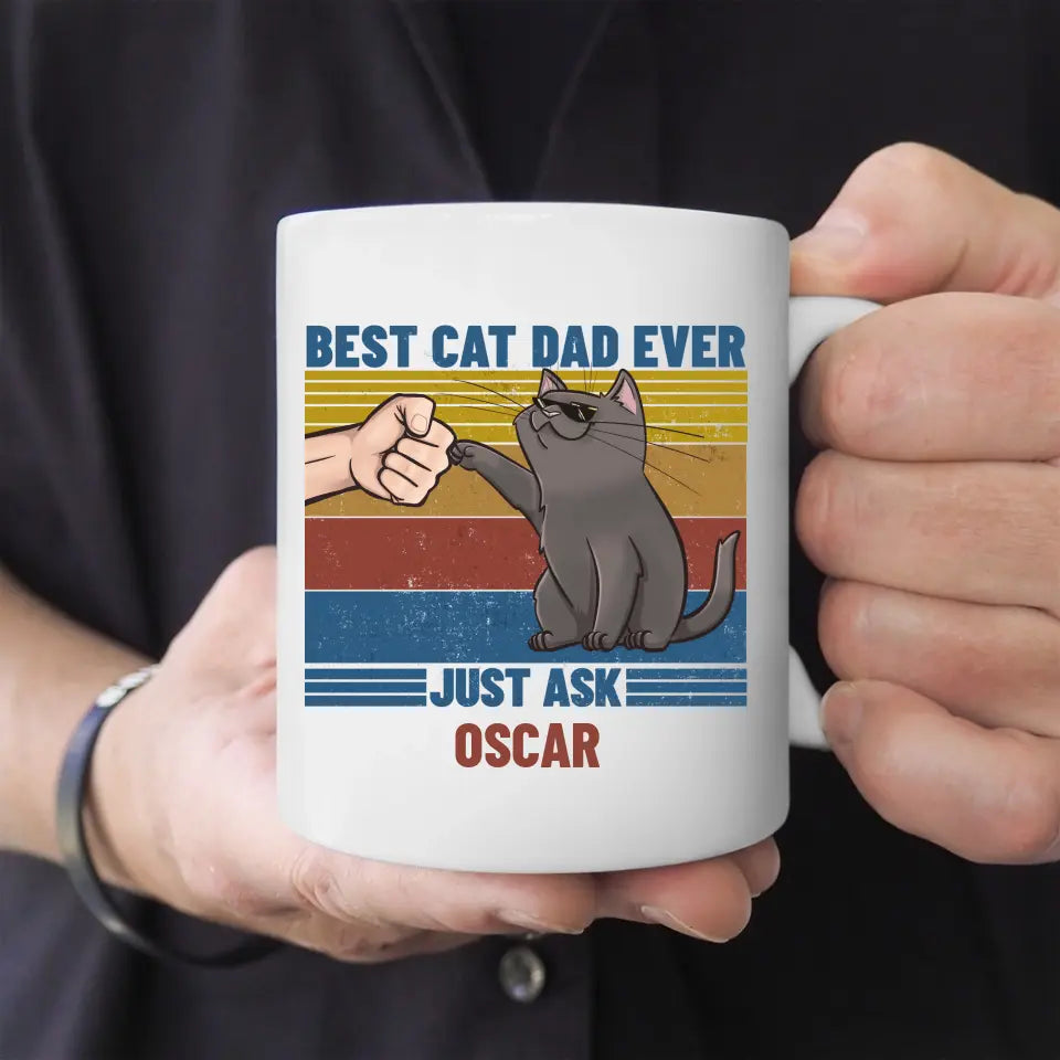 Best cat dad ever - Personalised Mug