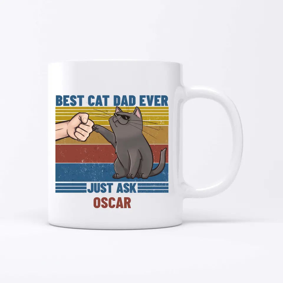 Best cat dad ever - Personalised Mug