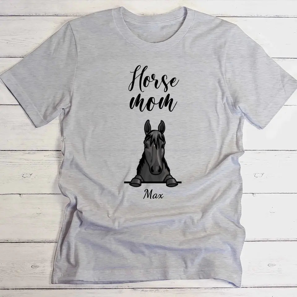 Horse mom - Personalised T-Shirt