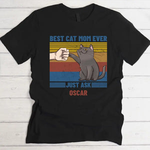Best cat mom ever - Personalised T-Shirt - Featured Image