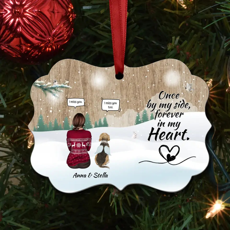 My dog forever - Personalised ornament