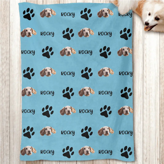 Photo pattern - Personalised pet blanket