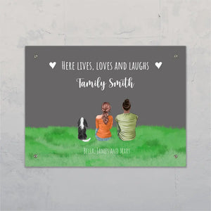 Couple - Personalised Door Sign - Featured Image