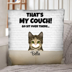 Our couch (dogs & cats) - Personalised Pillow - Featured Image