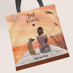 Together with my pet - Personalised Tote Bag - Featured Image