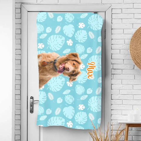 Your photo with pattern - Personalised towel - Featured Image