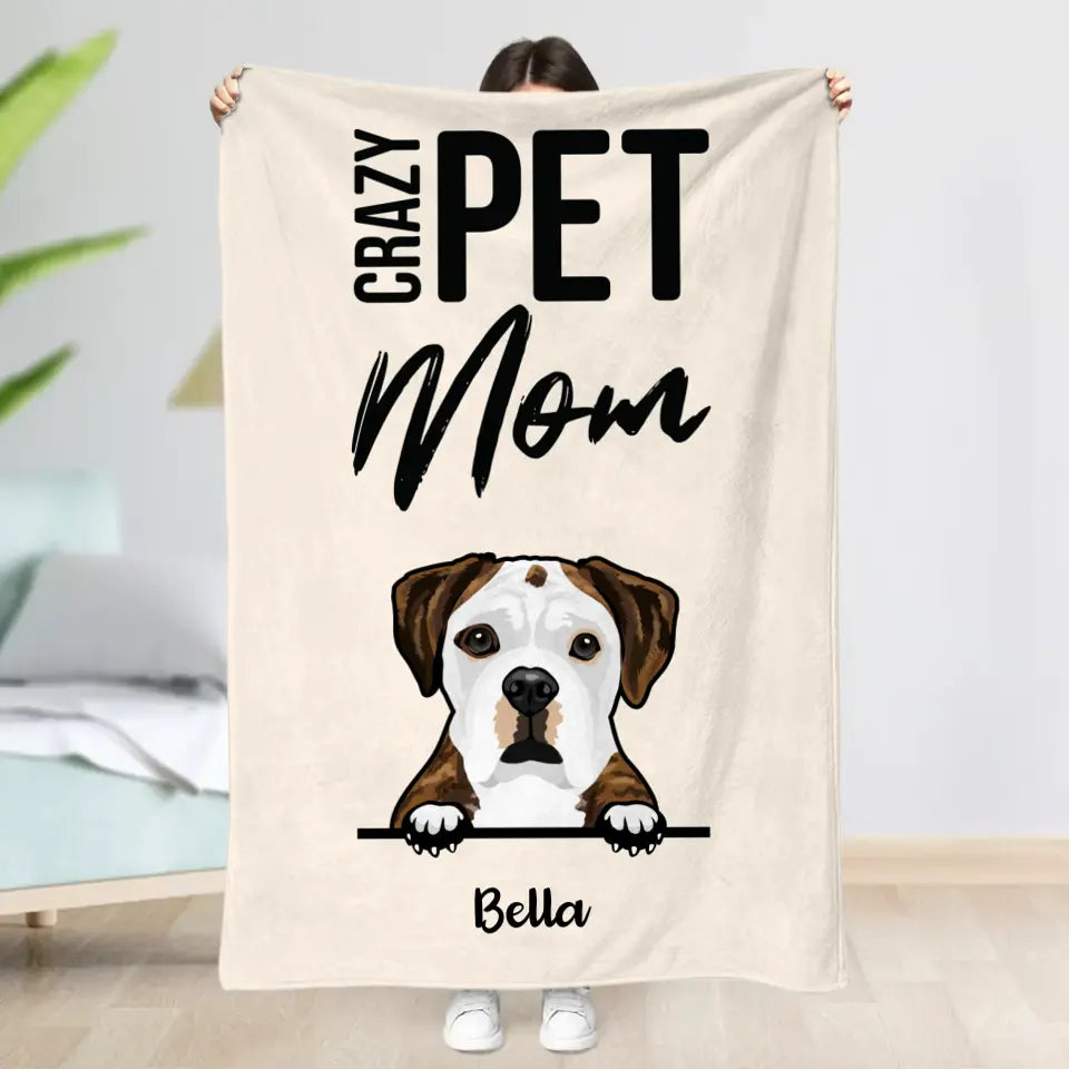 Peeking pets - Personalised blanket