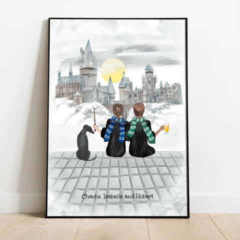 Magic student couple - Personalised Poster - Featured Image