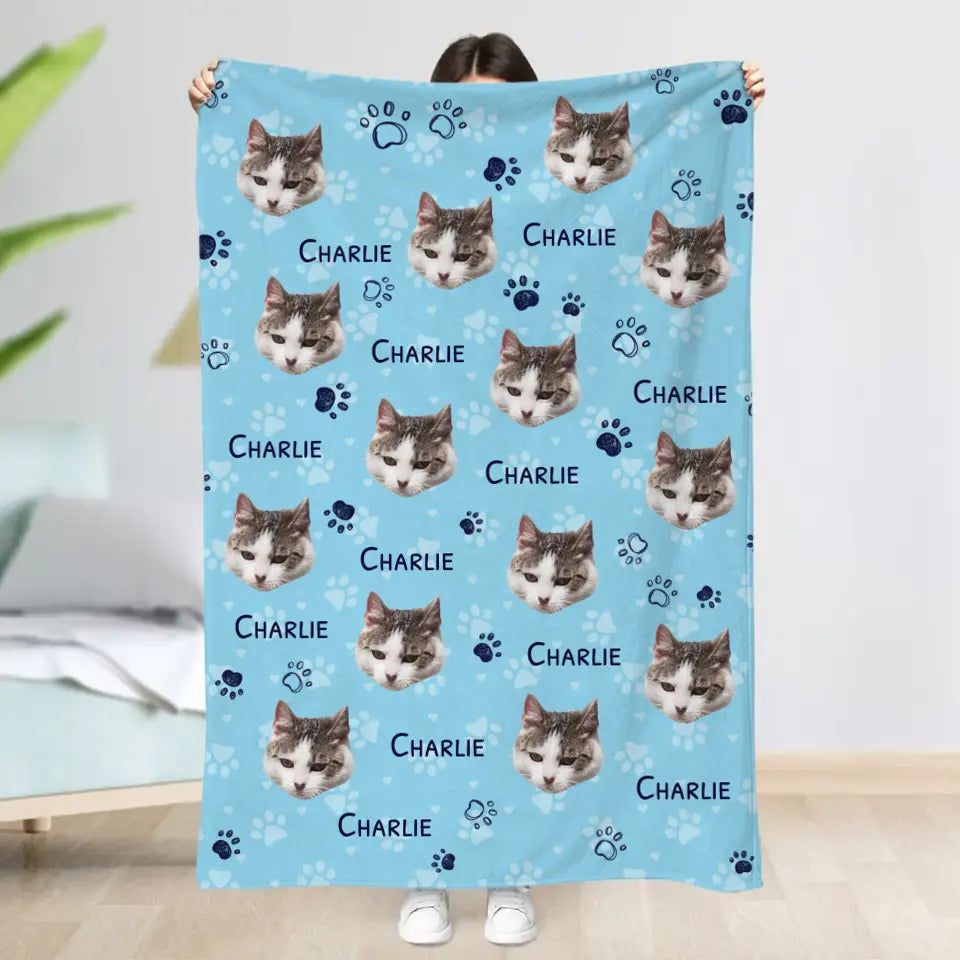 Pet heads - Personalised blanket