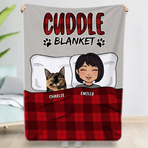 Cuddle blanket - Personalised Blanket - Featured Image