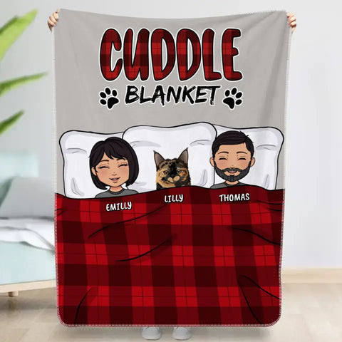 Cuddle blanket (Couple) - Personalised Blanket - Featured Image