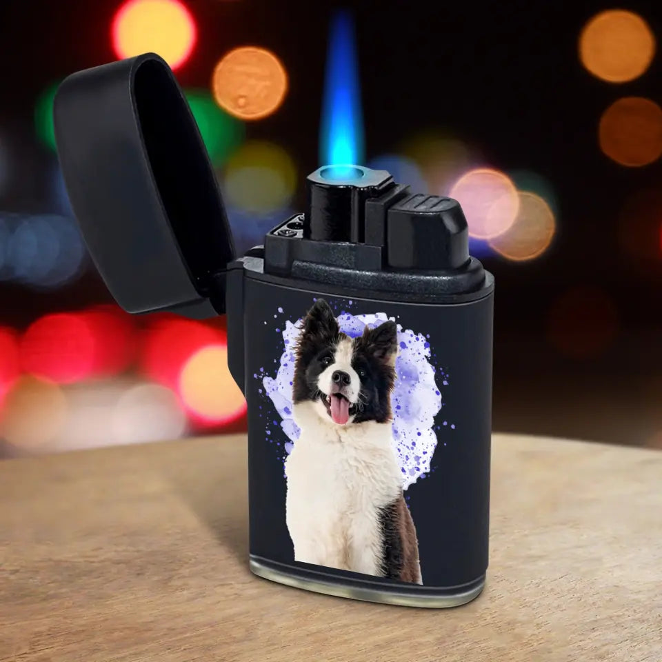 Pet portrait - Personalised lighter