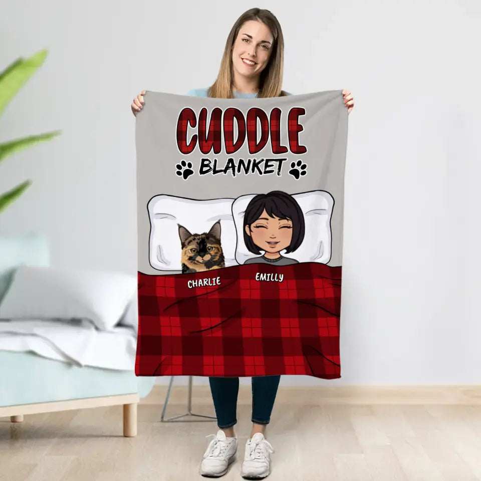 Cuddle blanket - Personalised blanket