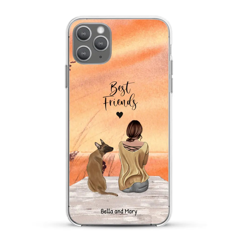 Together with my pet - Personalised Phone Case