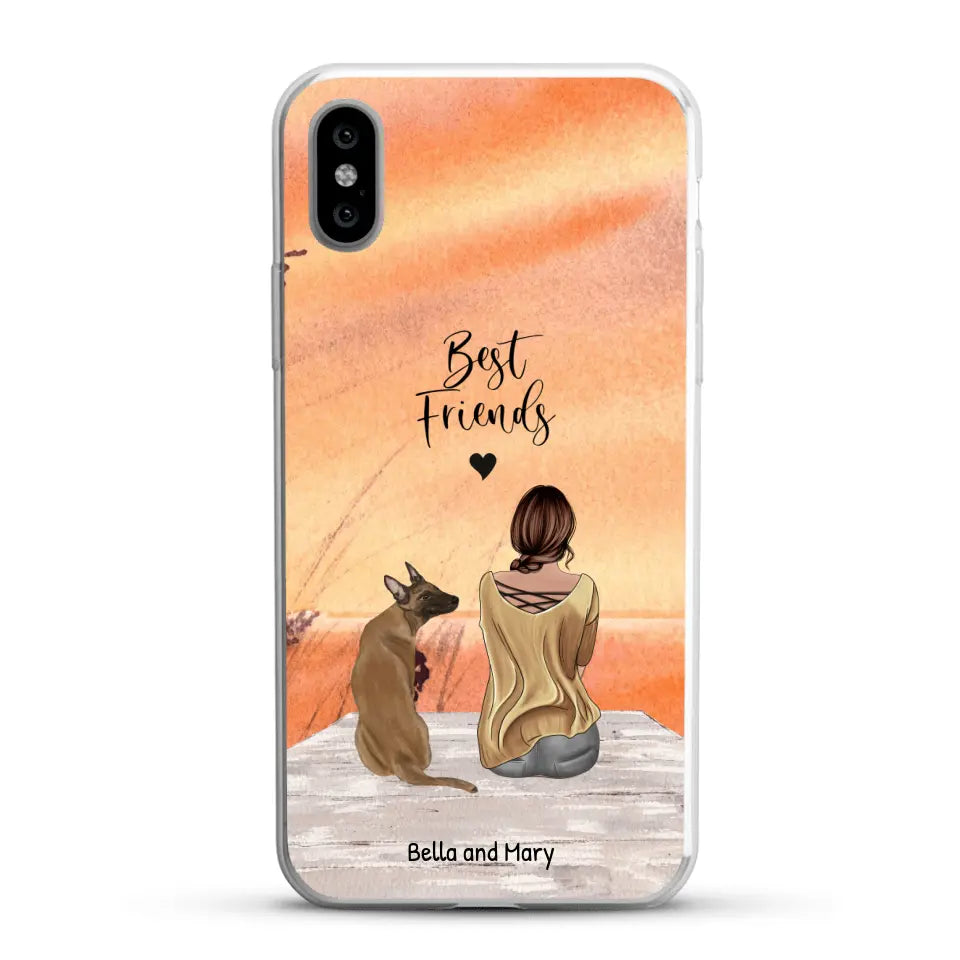 Together with my pet - Personalised Phone Case